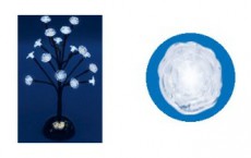 SAL Somogyi LED-es asztali fa dekoráció, 38 cm magas, 16 db hidegfehér LED Újdonságok - Új termékek - 329612