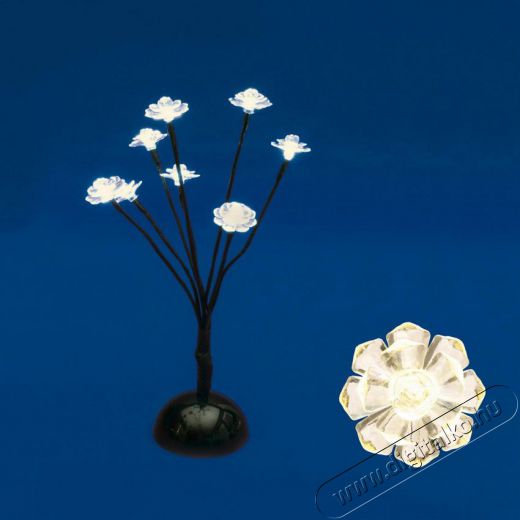 SAL Somogyi LED-es asztali fa dekoráció, 38 cm magas, 8 db melegfehér LED Újdonságok - Új termékek - 329613