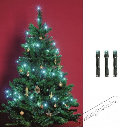 SAL Somogyi LED-es beltéri fényfüzér, TÜRKIZ, 100 LED Újdonságok - Új termékek - 329642