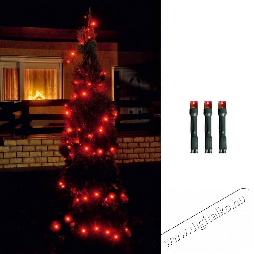 SAL Somogyi KKL 108/RD 8 programos kültéri LED izzósor 7m - piros Egyéb - Nem forgalmazzuk ! - 329699