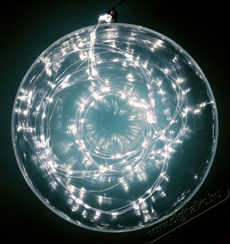 SAL Somogyi Micro LED-es fényfüzér-köteg,  10 füzér / 20 LED, hidegfehér, kültéri kivitel Újdonságok - Új termékek - 329854