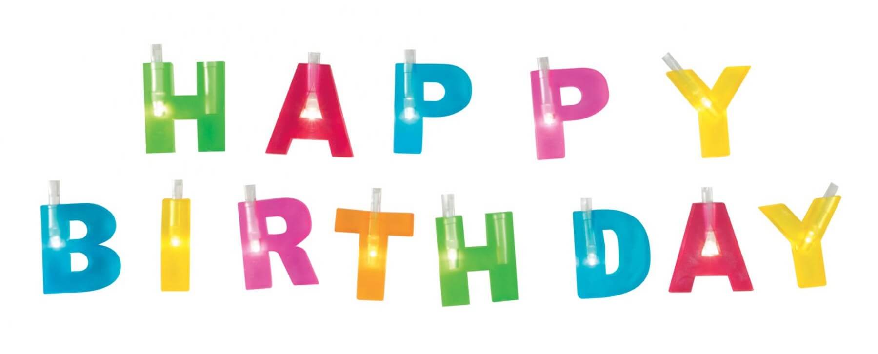 SAL Somogyi MLC 13/HB LED fényfüzér Happy Birthday - színes Háztartás / Otthon / Kültér - Világítás / elektromosság - Led szalag / fényfüzér - 329745