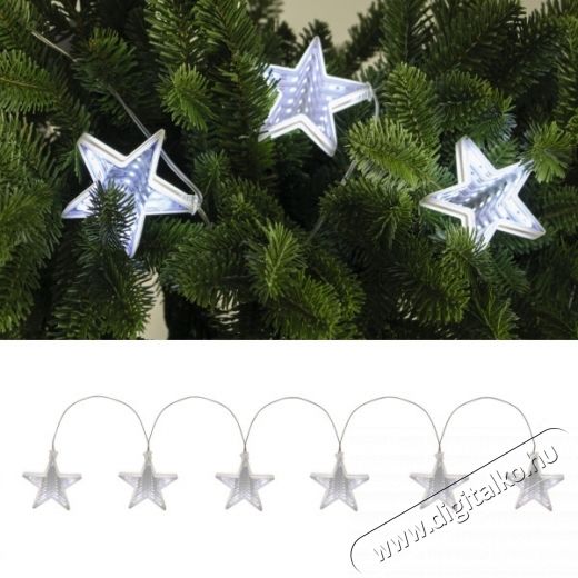 SAL Somogyi MRLC6/S LED-es d&iacute;szf&uuml;z&eacute;r, t&uuml;kr&ouml;s, csillag &Uacute;jdons&aacute;gok - &Uacute;j term&eacute;kek - 344317