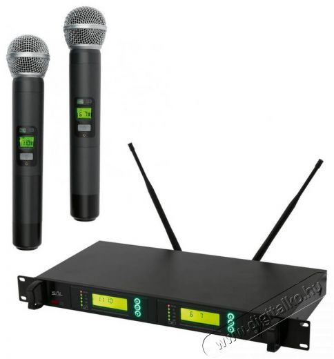 SAL Somogyi MVN 900 Mikrofon szett , vez. nélküli, 100m, LCD Újdonságok - Új termékek - 331605