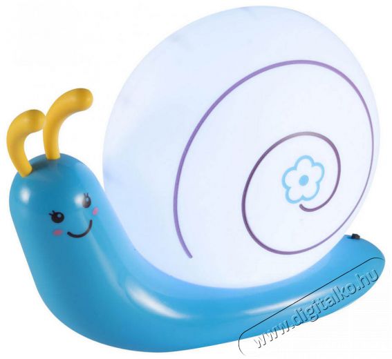 SAL Somogyi NLS 1/BL Csiga hangulatvilágítás, kék, tölthető, 4SMD Újdonságok - Új termékek - 331662