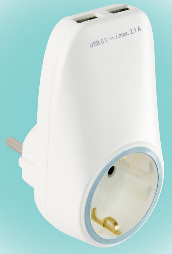 SAL Somogyi NV 2100 USB USB hálózati töltő, 2.1A, hálózati aljzattal Újdonságok - Új termékek - 331677