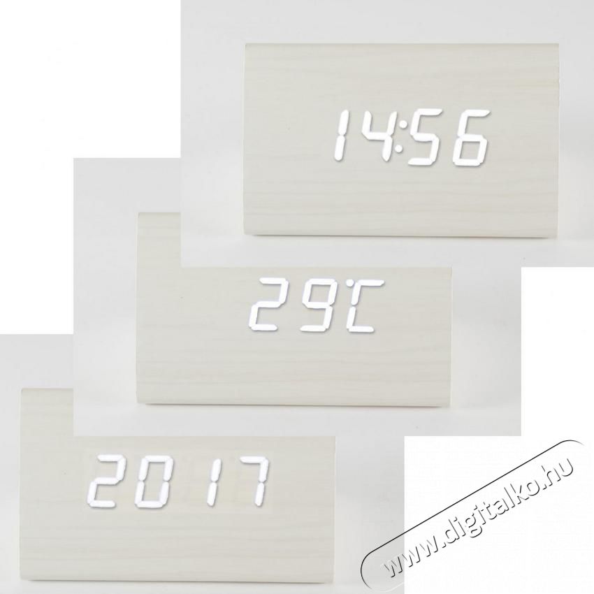 SAL Somogyi OC 03 digitális LED ébresztőóra Háztartás / Otthon / Kültér - Óra - Ébresztőóra - 331728