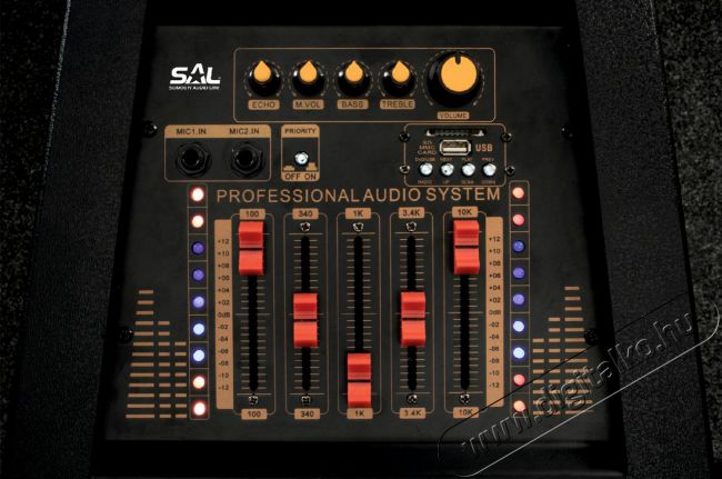 SAL Somogyi PAX25BT Aktív hangdoboz Audio-Video / Hifi / Multimédia - Hangfal - Hangfalszett - Hálózatról működő vezeték nélküli hangsugárzó - 344325