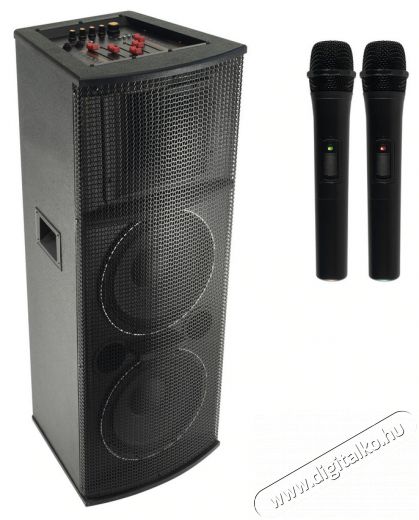 SAL Somogyi PAX 225B Bluetooth aktív hangdoboz - 2db mikrofonnal Audio-Video / Hifi / Multimédia - Hangfal - Hangfalszett - Hálózatról működő vezeték nélküli hangsugárzó - 368187