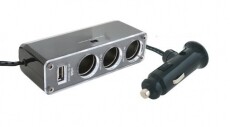 SAL Somogyi SA 023 autós feszültség elosztó, 3-as+USB Mobil / Kommunikáció / Smart - Mobiltelefon kiegészítő / tok - Hálózati-, autós töltő - 319569