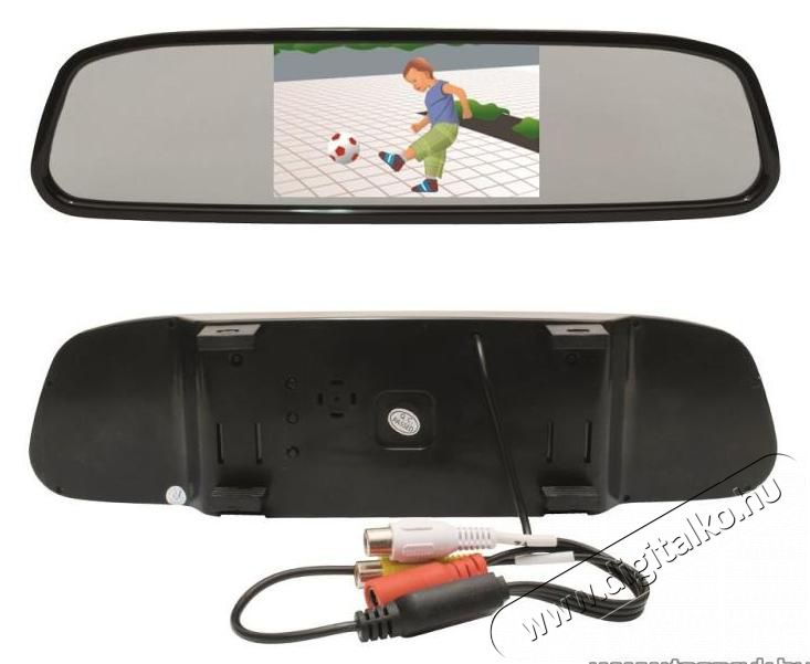 SAL Somogyi SA 056 LCD monitor visszapillantó tükörrel Újdonságok - Új termékek - 312841