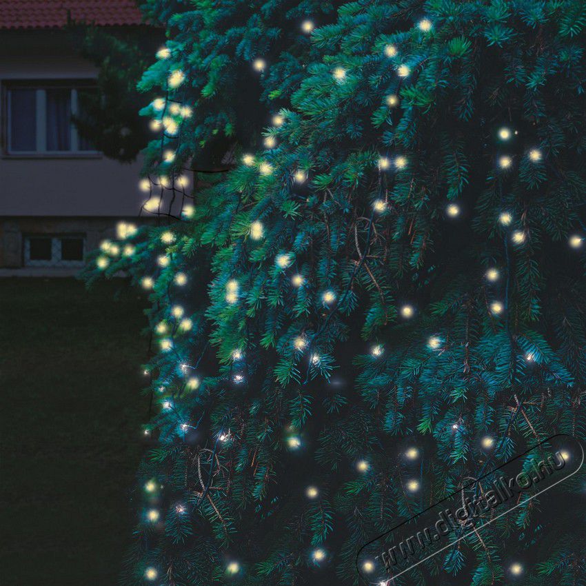 SAL Somogyi TH 240C/WH 3x3 LED sorolható fényháló 3x3m - hideg fehér Háztartás / Otthon / Kültér - Világítás / elektromosság - Led szalag / fényfüzér - 329929