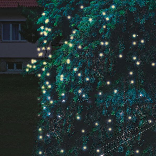 SAL Somogyi Sorolható háló, 240LED, 3x3 m, melegfehér, kültéri Újdonságok - Új termékek - 329931
