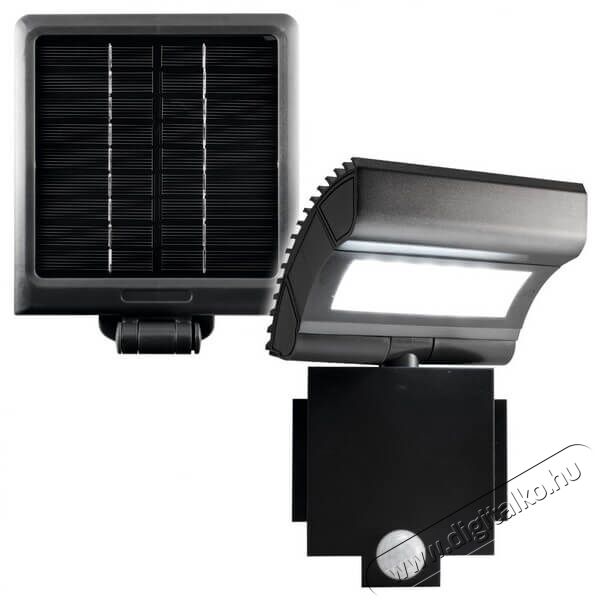 SAL Somogyi FLP 6 SOLAR LED-es napelemes fényvető mozgásérzékelővel - hideg fehér Háztartás / Otthon / Kültér - Világítás / elektromosság - Kerti / kültéri lámpa - 329949
