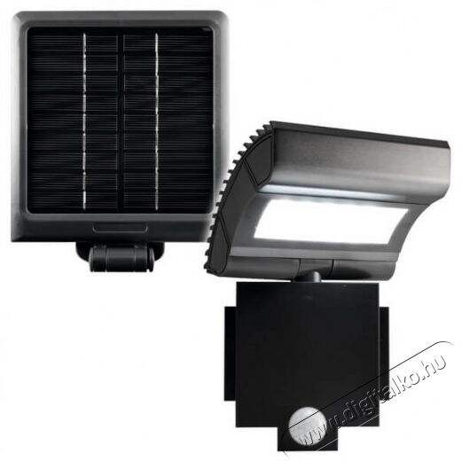 SAL Somogyi FLP 6 SOLAR LED-es napelemes fényvető mozgásérzékelővel - hideg fehér Háztartás / Otthon / Kültér - Világítás / elektromosság - Kerti / kültéri lámpa - 329949