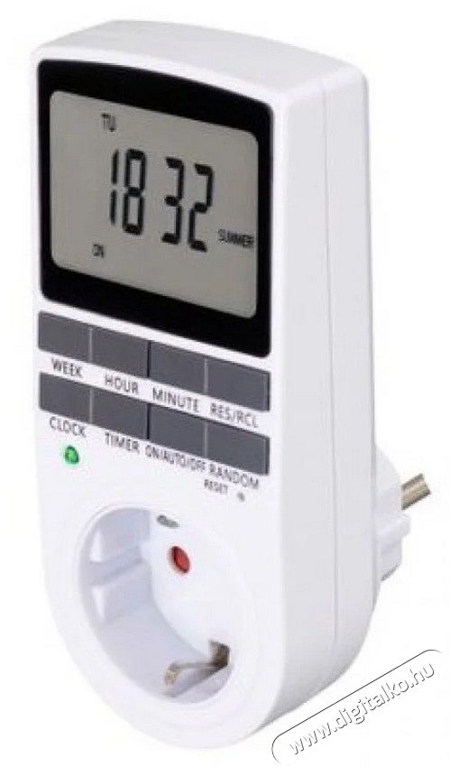 SAL Somogyi TD011 digitális heti kapcsolóóra Háztartás / Otthon / Kültér - Világítás / elektromosság - Hálózati elosztó / hosszabbító / adapter - 365710