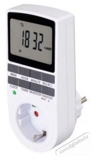SAL Somogyi TD011 digitális heti kapcsolóóra Háztartás / Otthon / Kültér - Világítás / elektromosság - Hálózati elosztó / hosszabbító / adapter - 365710