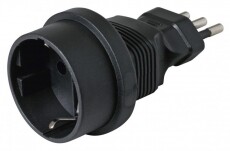 SAL Somogyi AC 02/IT utazó adapter, földelt, GS - IT Háztartás / Otthon / Kültér - Világítás / elektromosság - Hálózati elosztó / hosszabbító / adapter - 329980