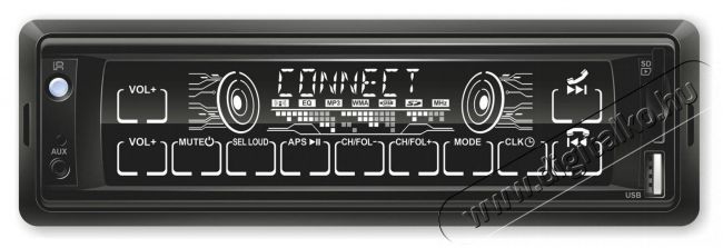 SAL Somogyi VB 4100 autórádió és MP3/WMA lejátszó Autóhifi / Autó felszerelés - Autórádió fejegység - Autórádió fejegység - 331840