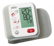 BRAUN BBP 2000CEME csuklós vérnyomásmérő 10 memória Szépségápolás / Egészség - Vérnyomásmérő - Csukló vérnyomásmérő - 329985