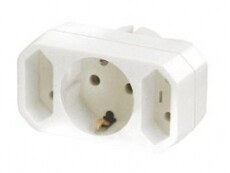 SAL Somogyi Home NV 13/WH T elosztó Háztartás / Otthon / Kültér - Világítás / elektromosság - Hálózati elosztó / hosszabbító / adapter - 297209