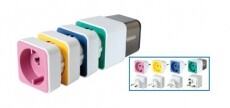 SAL Somogyi AC 04/4 utazó adapter szett Háztartás / Otthon / Kültér - Világítás / elektromosság - Hálózati elosztó / hosszabbító / adapter - 312849
