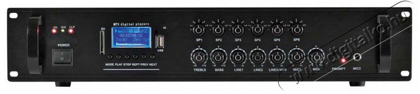 SAL Somogyi MPA 240BT multimédia keverő erősítő Audio-Video / Hifi / Multimédia - Hifi - Sztereó - CD / DVD / Multimédia lejátszós rádióerősítő - 368236