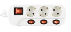 SAL Somogyi NVK03KWH kapcsolós aljzat Háztartás / Otthon / Kültér - Világítás / elektromosság - Hálózati elosztó / hosszabbító / adapter - 319996