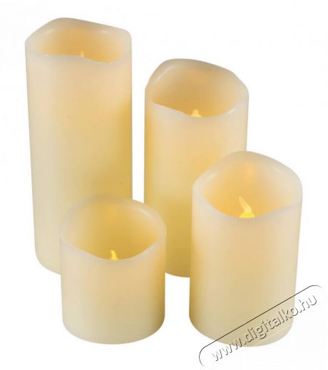 SAL Somogyi CDW 40 LED-es viaszmécses készlet, 4 db Háztartás / Otthon / Kültér - Világítás / elektromosság - Hangulat teremtő világítás - 329817