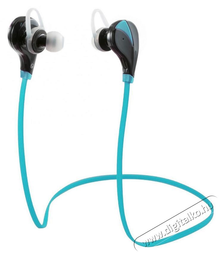 SAL Somogyi BTEP 2000/BL Bluetooth sport mikrofonos fülhallgató - kék Audio-Video / Hifi / Multimédia - Fül és Fejhallgatók - Fejhallgató mikrofonnal / headset - 329368