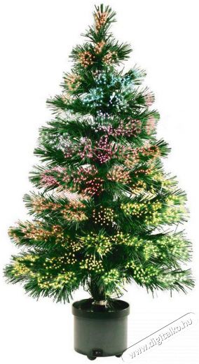 SAL Somogyi KIX 2/120 optikai szálas világító fenyőfa 120cm - színes Háztartás / Otthon / Kültér - Világítás / elektromosság - Hangulat teremtő világítás - 329446