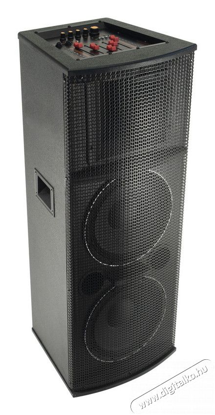 SAL Somogyi PAX225BT Aktív hangdoboz, 2x25cm, 2xMIC, BT/FM/MP3 Újdonságok - Új termékek - 344323