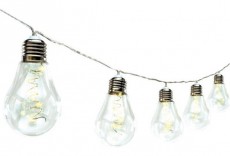 SAL Somogyi ML 10 GLOBE 2,25m/50LED/beltéri meleg fehér elemes fényfüzér Háztartás / Otthon / Kültér - Világítás / elektromosság - Led szalag / fényfüzér - 314828