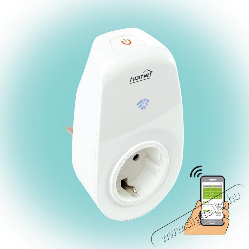 SAL Somogyi NVS 1 PRO SMART (WiFi) fogyasztásmérős aljzat Háztartás / Otthon / Kültér - Okos otthon - Okos konnektor - 331723