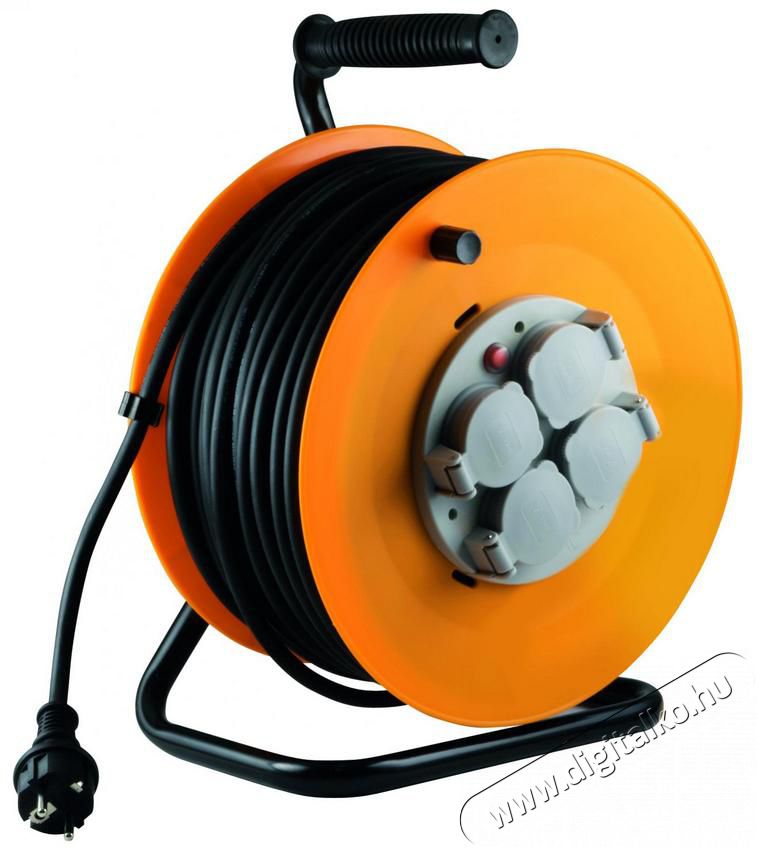 SAL Somogyi HJR 10-30 IP44, 3x1,5 mm2 kábeldob 30m-es gumírozott kábellel Háztartás / Otthon / Kültér - Világítás / elektromosság - Hálózati elosztó / hosszabbító / adapter - 368257