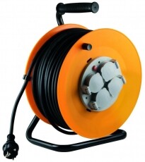 SAL Somogyi HJR 10-30 IP44, 3x1,5 mm2 kábeldob 30m-es gumírozott kábellel Háztartás / Otthon / Kültér - Világítás / elektromosság - Hálózati elosztó / hosszabbító / adapter - 368257