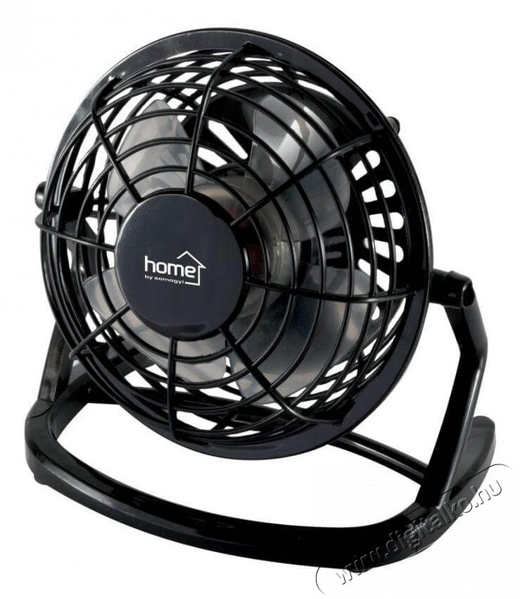 SAL Somogyi TF 10 USB Asztali USB ventilátor, 10cm, fekete Iroda és számítástechnika - Notebook kiegészítő - USB ventilátor - 331825