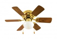 SAL Somogyi Home CF 760L arany színű mennyezeti ventilátor lámpával Újdonságok - Új termékek - 349876
