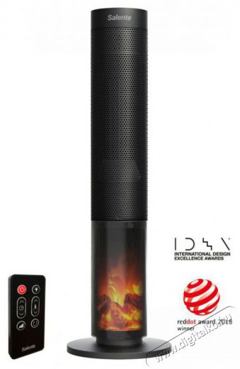 Salente HotTower, fekete Ventilátoros hősugárzó Háztartás / Otthon / Kültér - Fűtés - Fűtőventilátoros hősugárzó - 525914