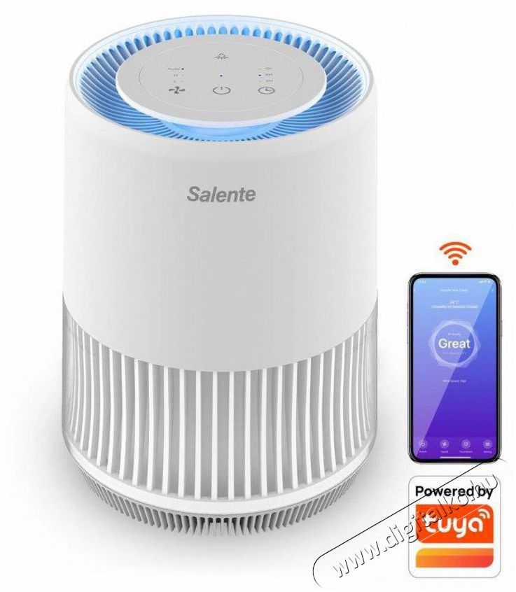 Salente MaxClean feh&eacute;r L&eacute;gtiszt&iacute;t&oacute; Sz&eacute;ps&eacute;g&aacute;pol&aacute;s / Eg&eacute;szs&eacute;g - L&eacute;gtiszt&iacute;t&oacute; / p&aacute;r&aacute;s&iacute;t&oacute; / p&aacute;r&aacute;tlan&iacute;t&oacute; - P&aacute;r&aacute;s&iacute;t&oacute; - 525917