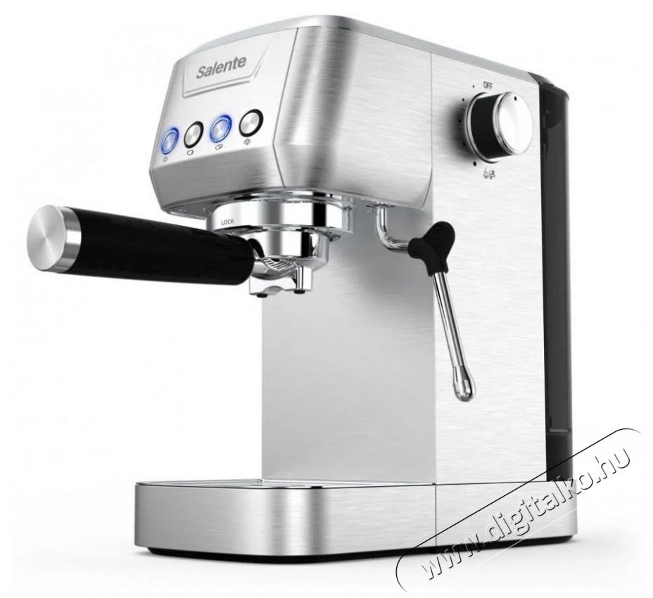 Salente Coffio karos k&aacute;v&eacute;főző- fekete-antracit Konyhai term&eacute;kek - K&aacute;v&eacute;főző / k&aacute;v&eacute;&ouml;rlő / kieg&eacute;sz&iacute;tő - Pressz&oacute; k&aacute;v&eacute;főző - 532860