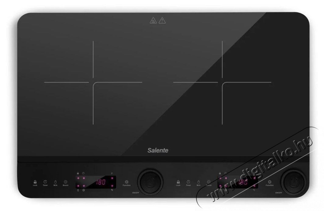 Salente InductPro2 Konyhai term&eacute;kek - S&uuml;tő-főzőlap, tűzhely (szabadon&aacute;ll&oacute;) - Indukci&oacute;s főzőlap (szabadon&aacute;ll&oacute;) - 530655