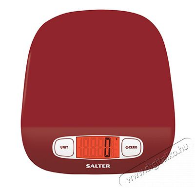 Salter 1072RD Contour Aquatronic konyhai mérleg - piros Konyhai termékek - Konyhai mérleg - 294567