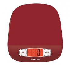 Salter 1072RD Contour Aquatronic konyhai mérleg - piros Konyhai termékek - Konyhai mérleg - 294567