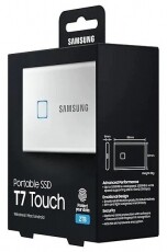 SAMSUNG 2000GB USB 3.2 (MU-PC2T0S/WW) ujjlenyomatolvasós T7 Touch külső SSD - ezüst Egyéb - Nem forgalmazzuk ! - 369786