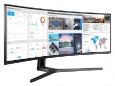 SAMSUNG LC49J890DKUXEN Ultrawide 4K LED ívelt kijelzős monitor Iroda és számítástechnika - Monitor - 21:9 Ultrawide monitor - 339643