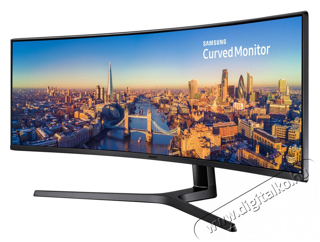 SAMSUNG LC49J890DKUXEN Ultrawide 4K LED ívelt kijelzős monitor Iroda és számítástechnika - Monitor - 21:9 Ultrawide monitor - 339643