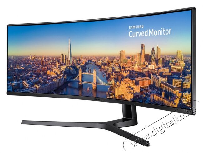 SAMSUNG LC49J890DKUXEN Ultrawide 4K LED ívelt kijelzős monitor Iroda és számítástechnika - Monitor - 21:9 Ultrawide monitor - 339643