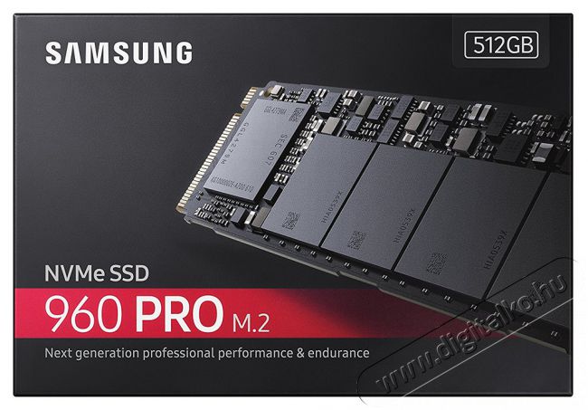 SAMSUNG 512GB NVMe M.2 2280 960 PRO (MZ-V6P512BW) SSD Iroda és számítástechnika - Adattároló / merevlemez - SSD - 326157