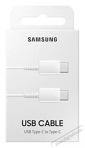 SAMSUNG EP-DA705BWEG Type-C - Type-C kábel - fehér Mobil / Kommunikáció / Smart - Mobiltelefon kiegészítő / tok - Kábel / átalakító - 369841